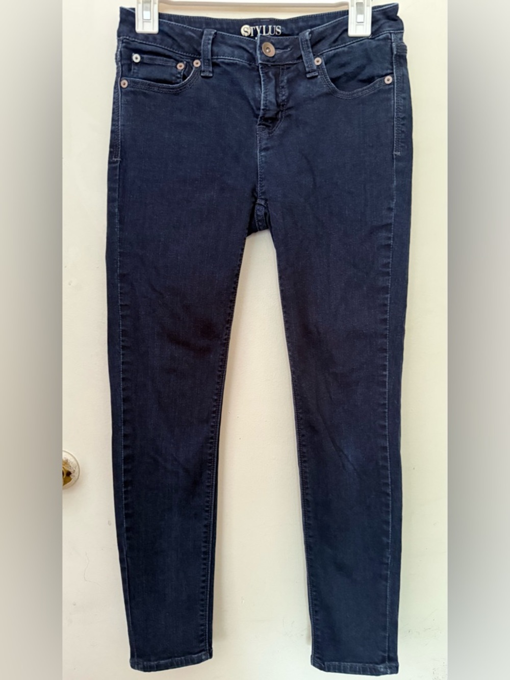 Stylus Women's Dark Blue Skinny Jeans